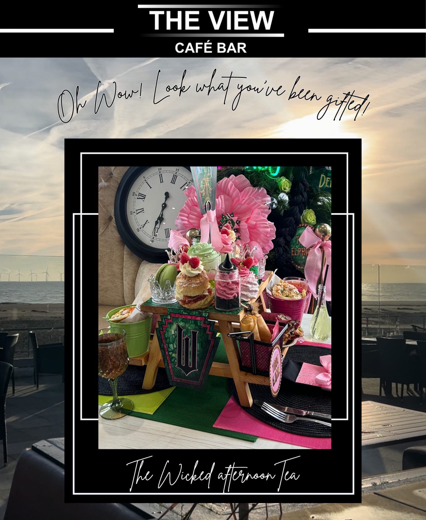 themed gift voucher for The View